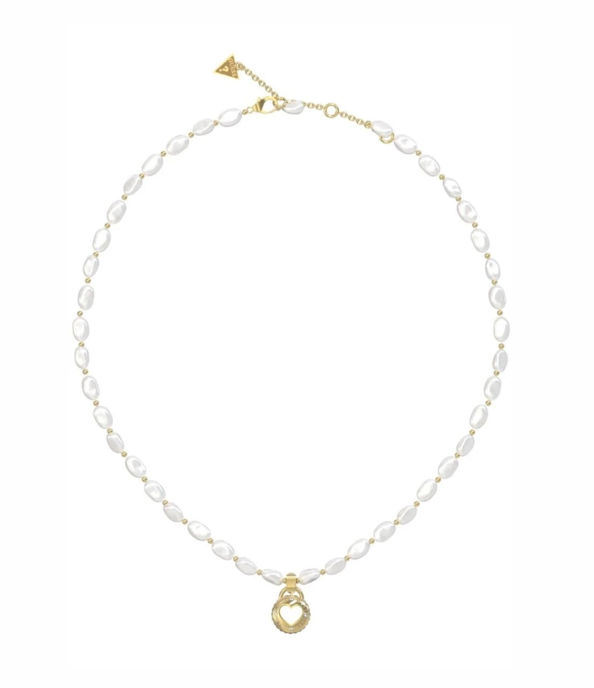 Guess Collana Perle Bianche JUBN03339JWYG