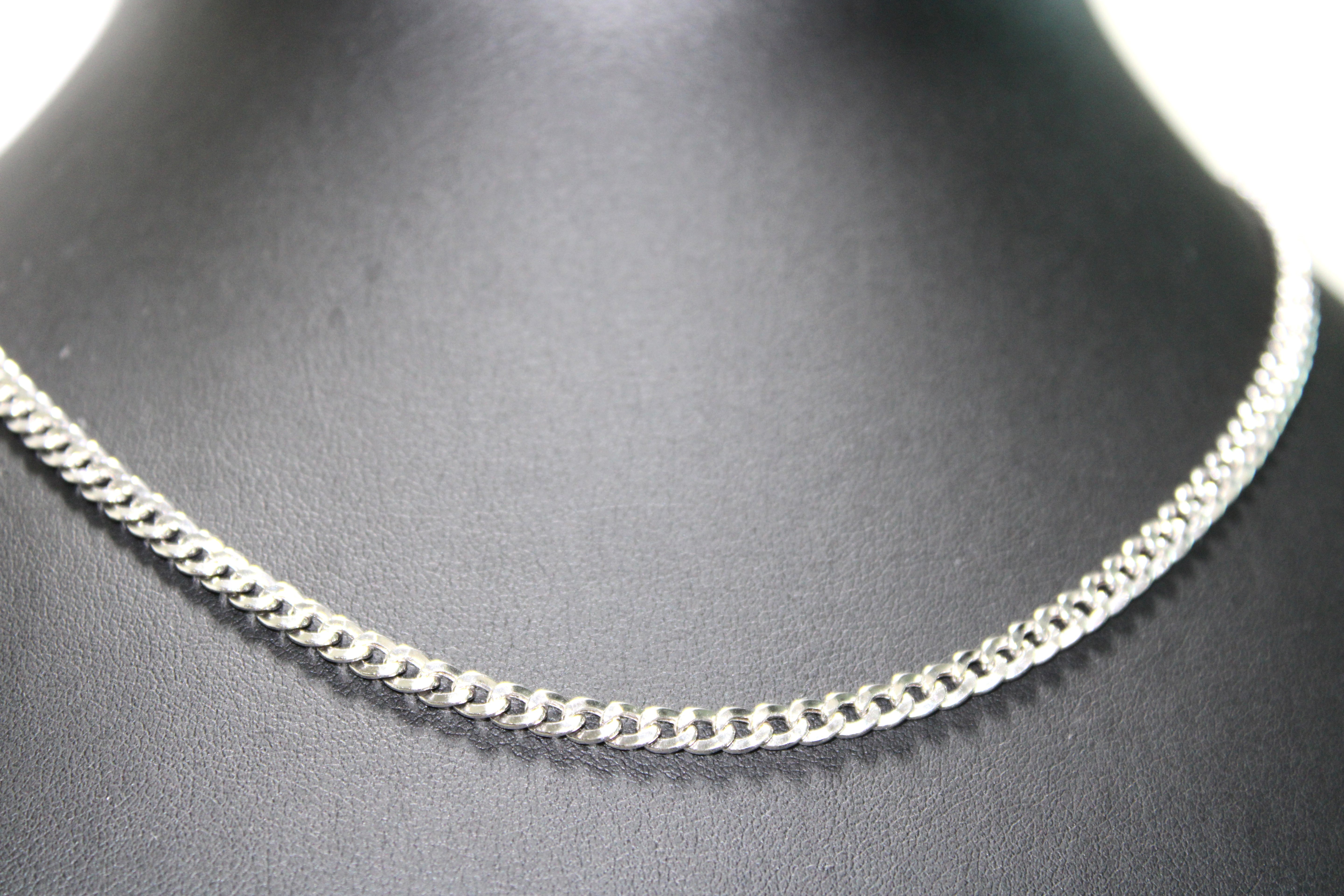 Collana Groumette in Oro Bianco 18K
