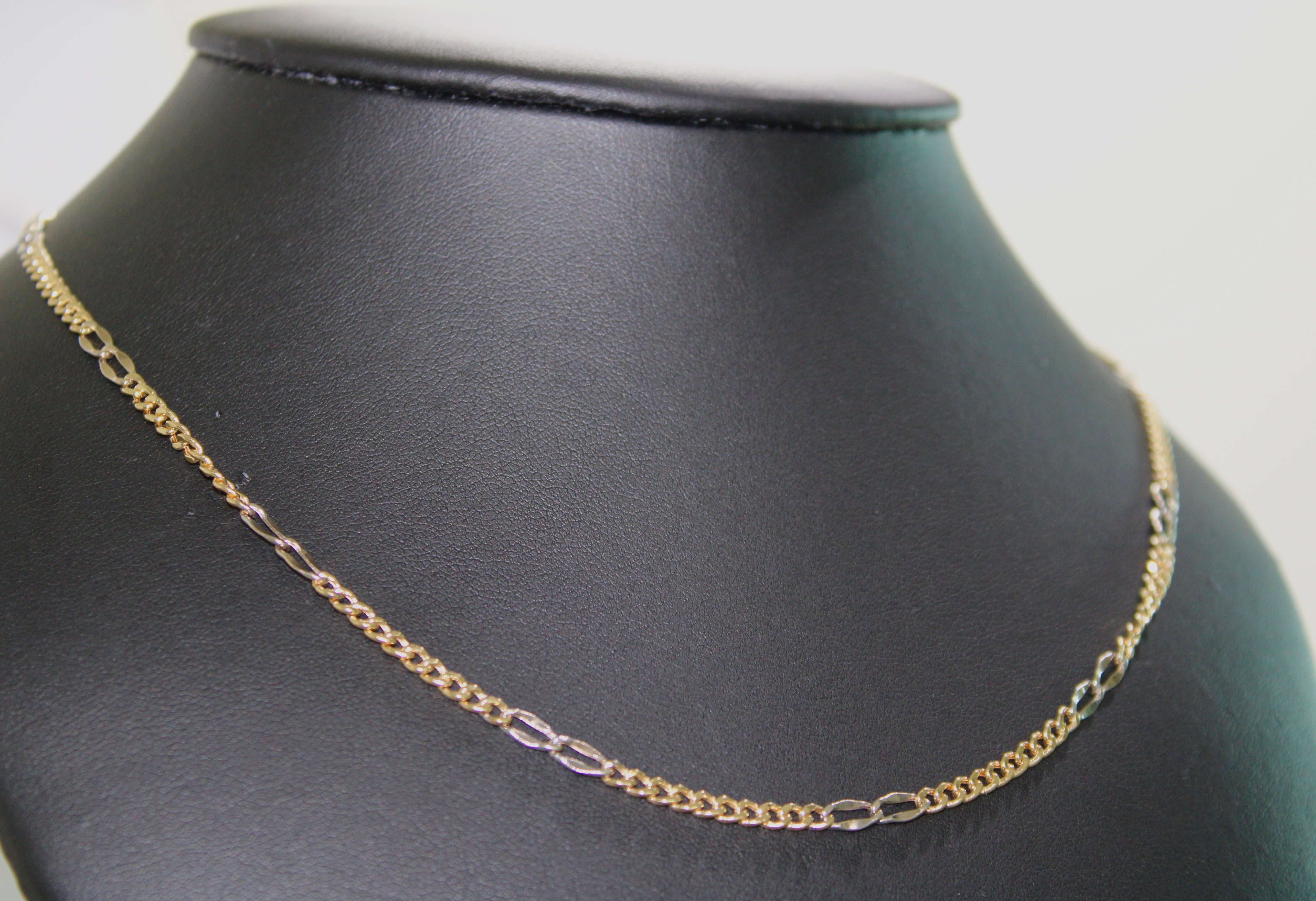 Collana Groumette in Oro Bi-colore 18k