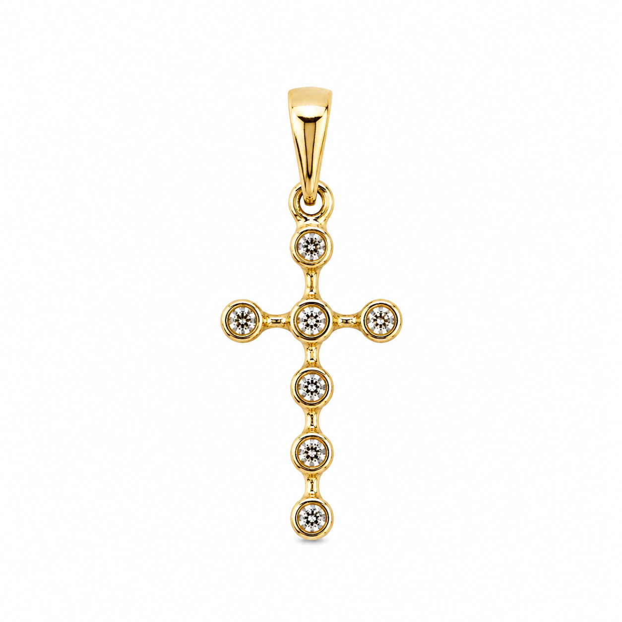 Ciondolo Croce in Oro 18k GRC62