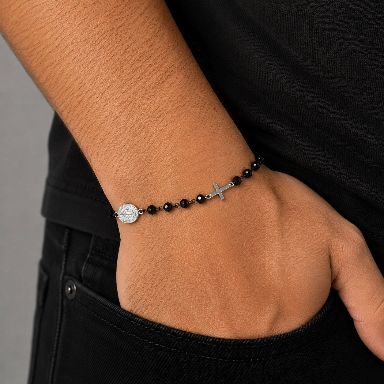 4US Paciotti Bracciale Rosario 4UBR7355