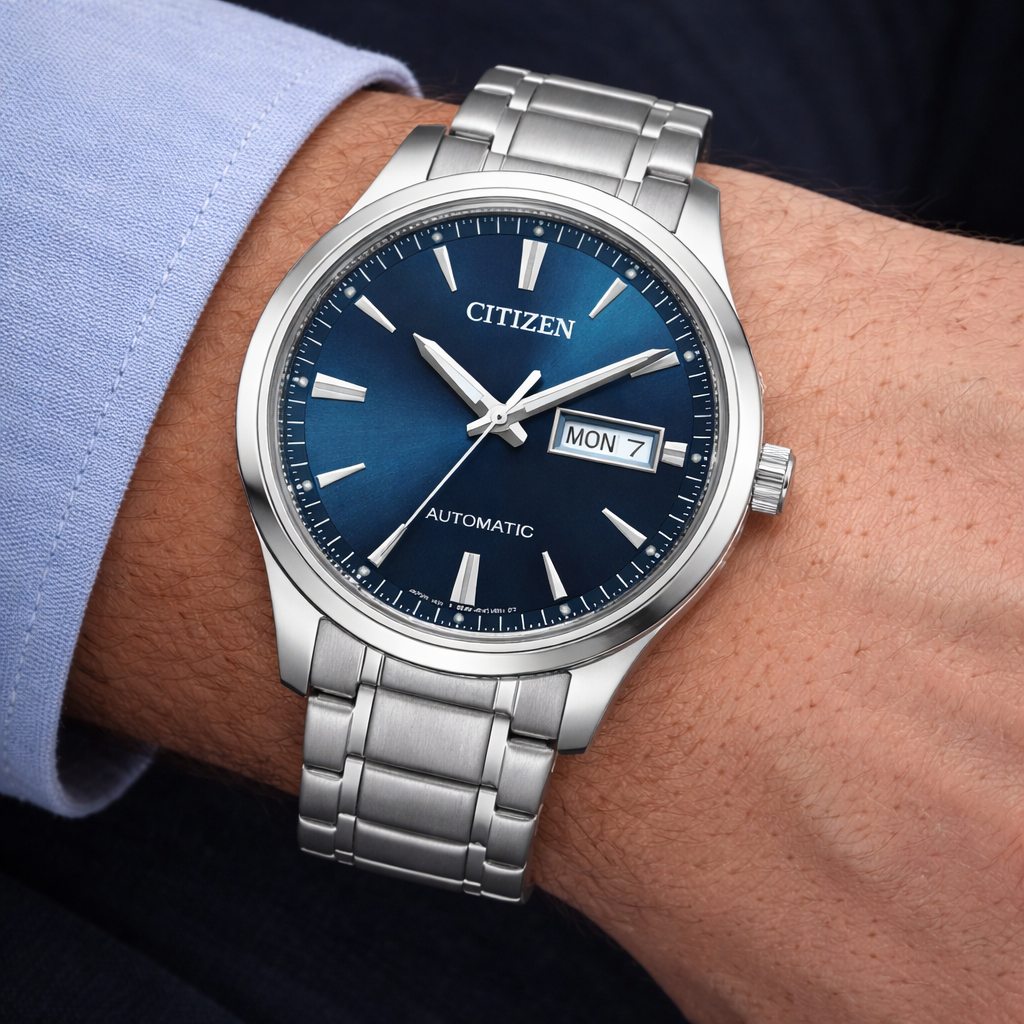 Orologio Citizen Meccanico Day Date NY4058-79L