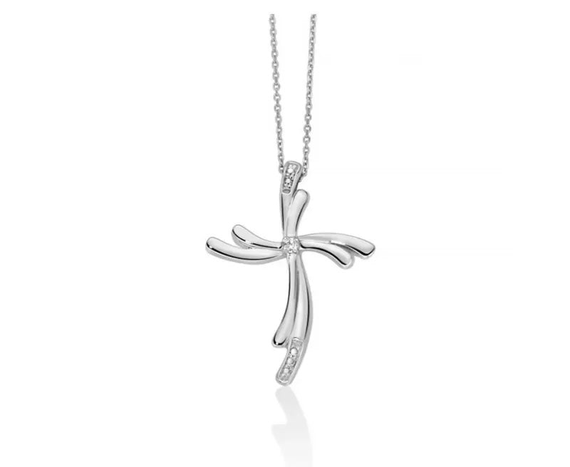 Miluna Croce con Diamante CLD4527