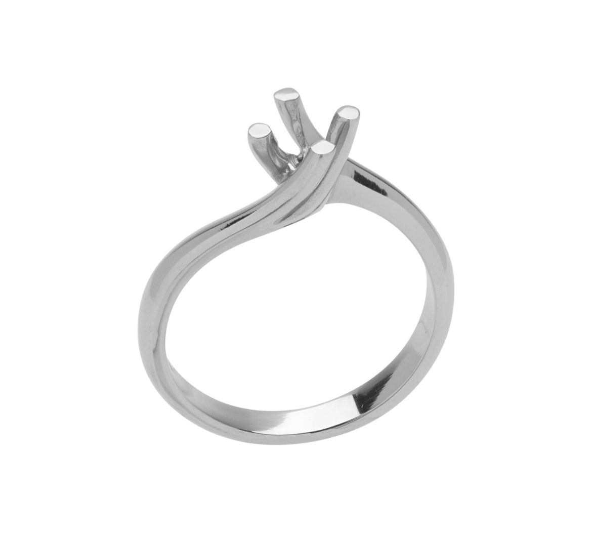 Anello Solitario Valentino Griffe Quadre
