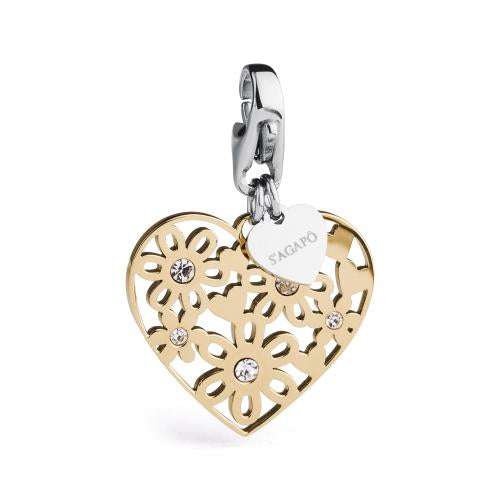 S’Agapõ Charm Happy Cuore SHA155
