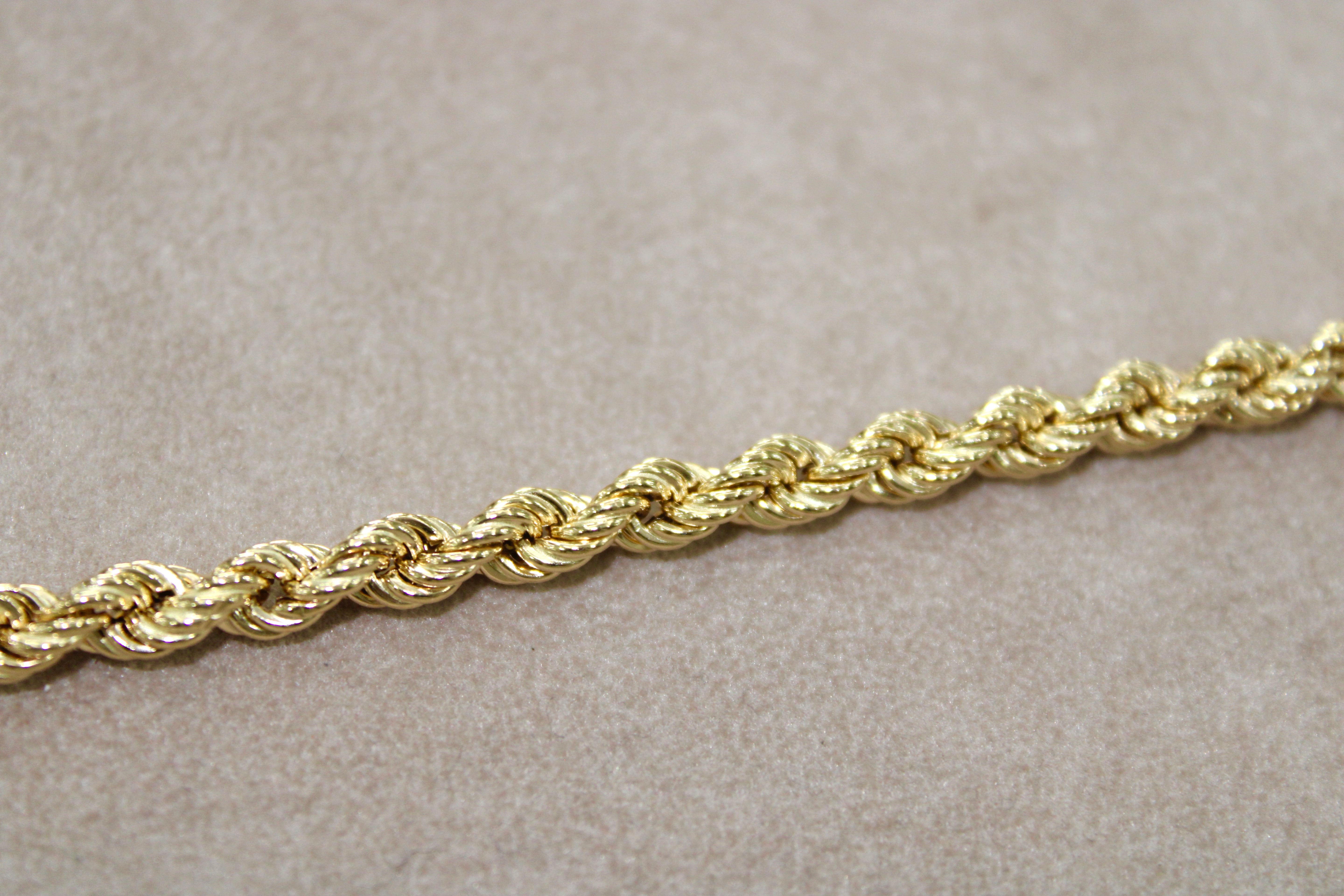 Bracciale Torchon in Oro Giallo 18k