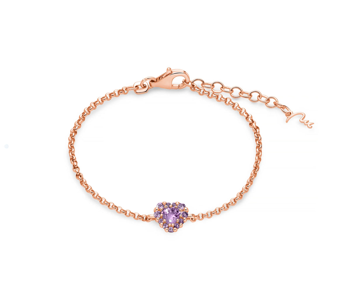 Miluna Bracciale Ametista in Argento BRD1000