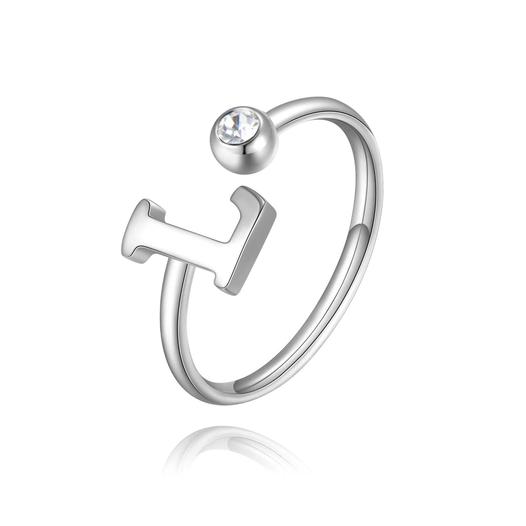 S’Agapõ Anello Click Lettera L SCK183