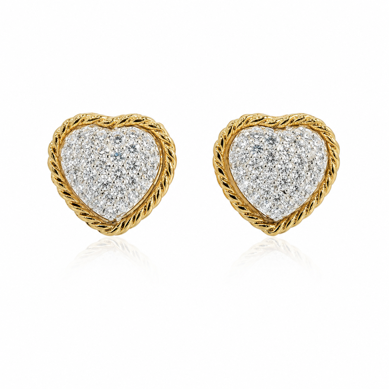 Orecchini Cuore In Oro 18K GROR38