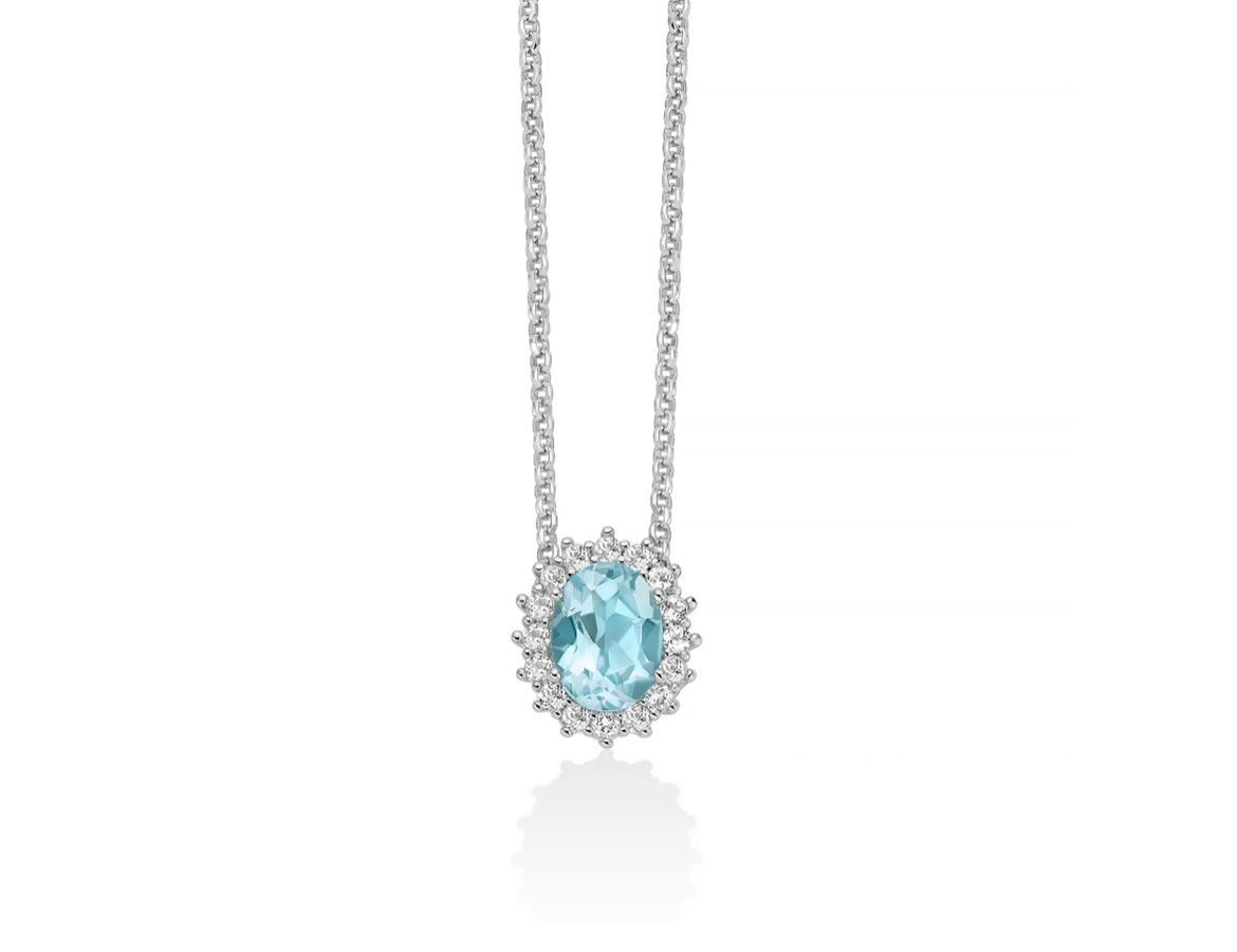 Miluna Collana Gemma Del Cielo CLD5089