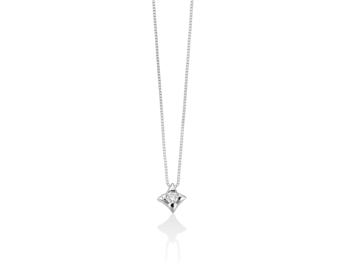 Miluna Collana Punto Luce CLD2937-012G7