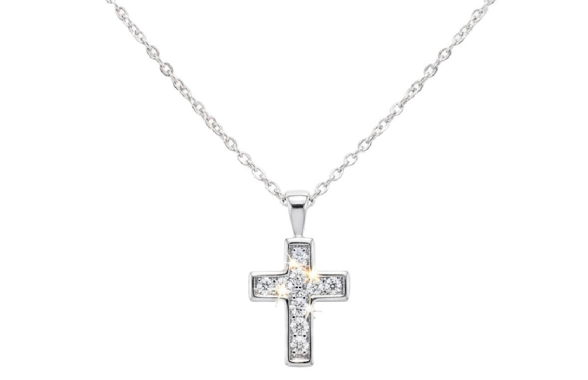 DonnaOro Collana Croce Diamantata DFPF3013.004