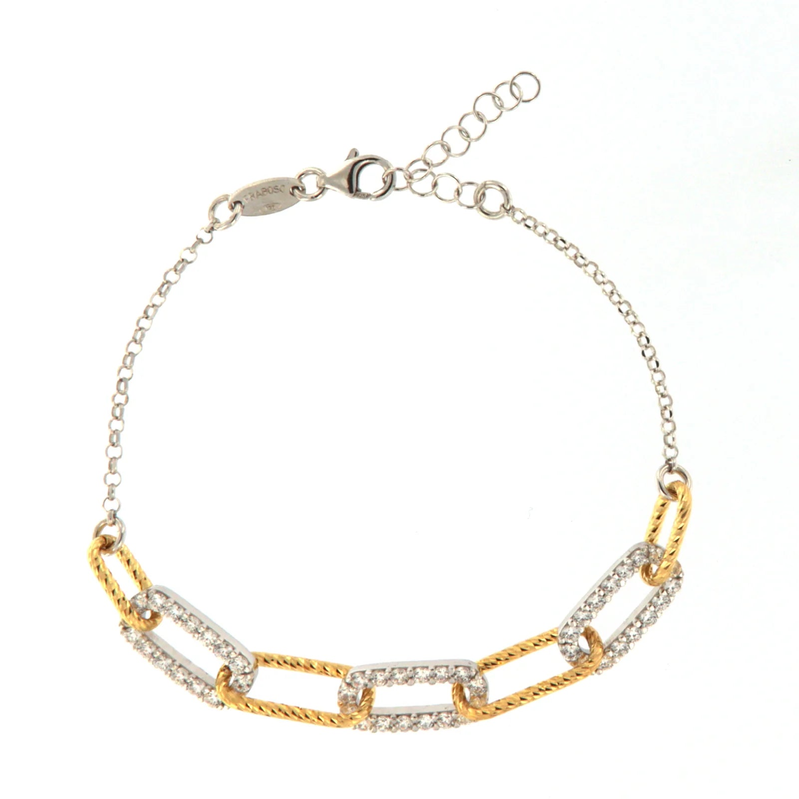 Fraboso Bracciale Bi-Color Rosè BR03800BCZI