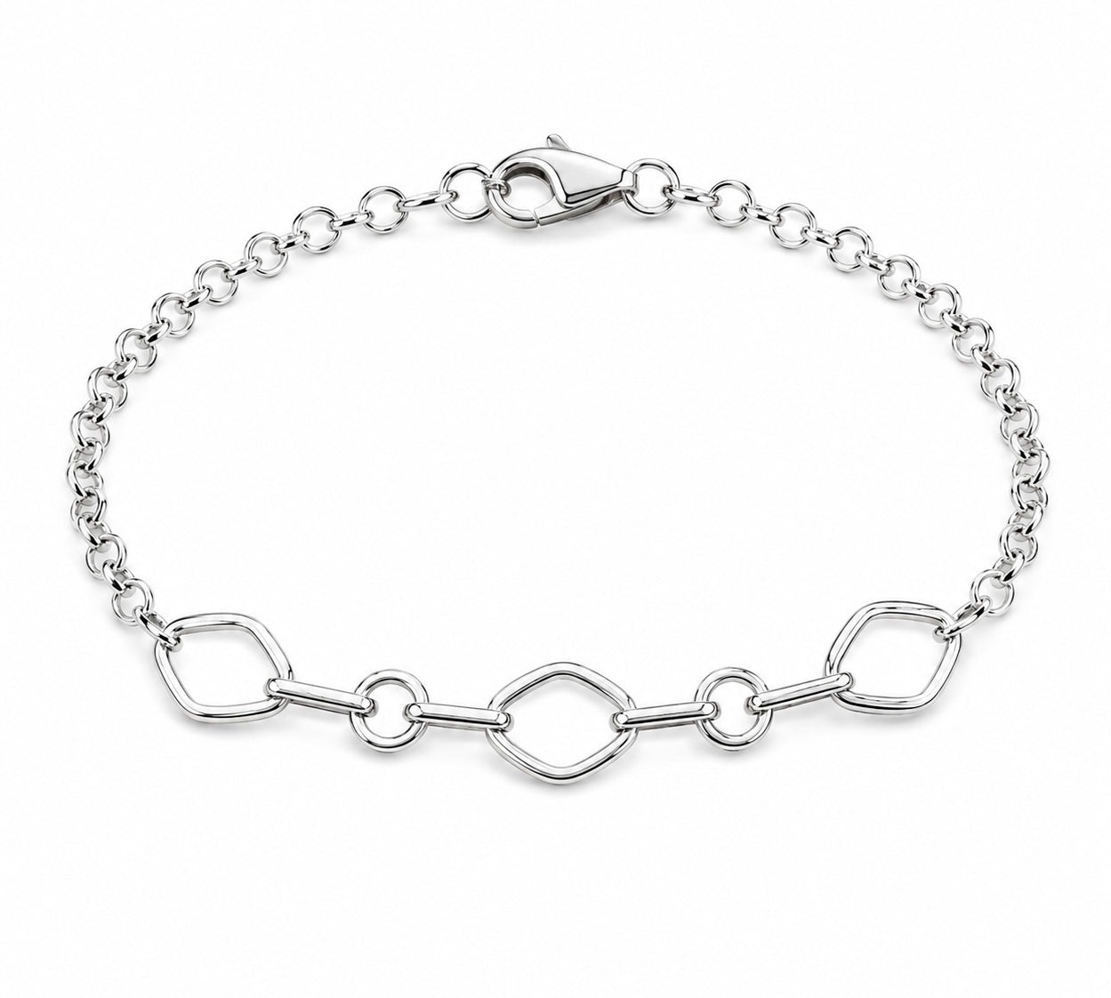 Bracciale in Oro Bianco 18k