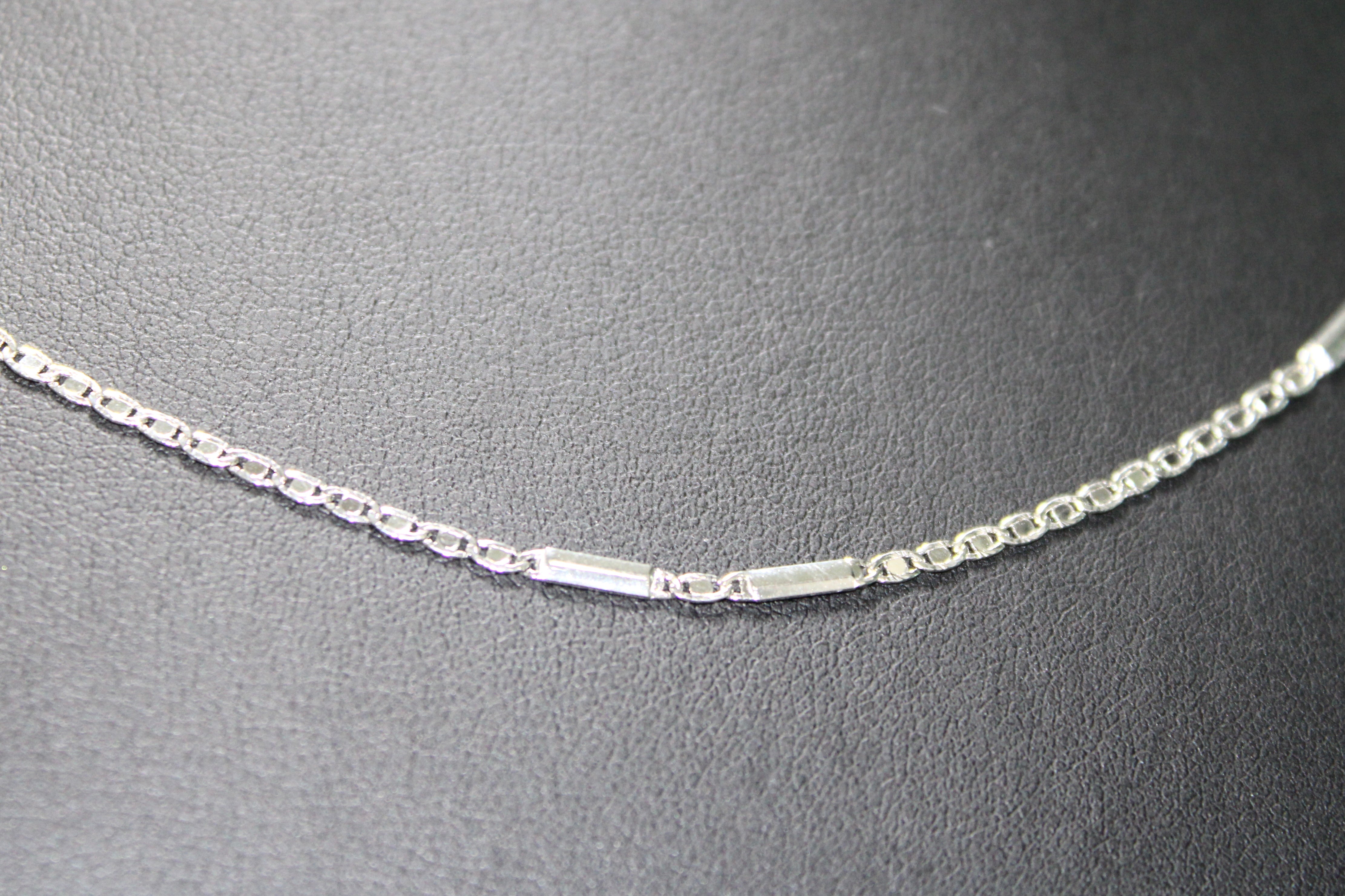 Collana in Oro Bianco 18K