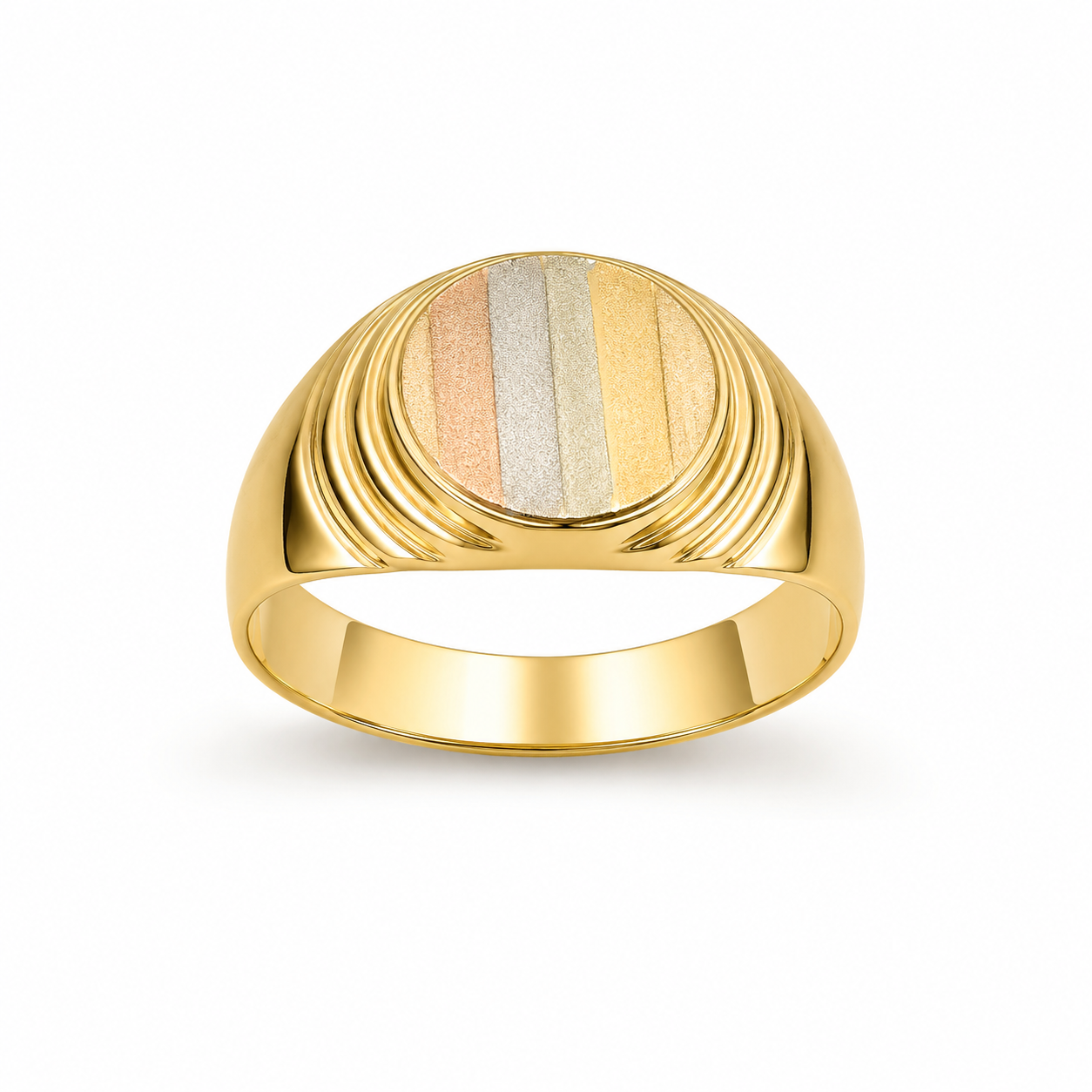 Anello In Oro Tre Colori In Oro 18k GRAU04