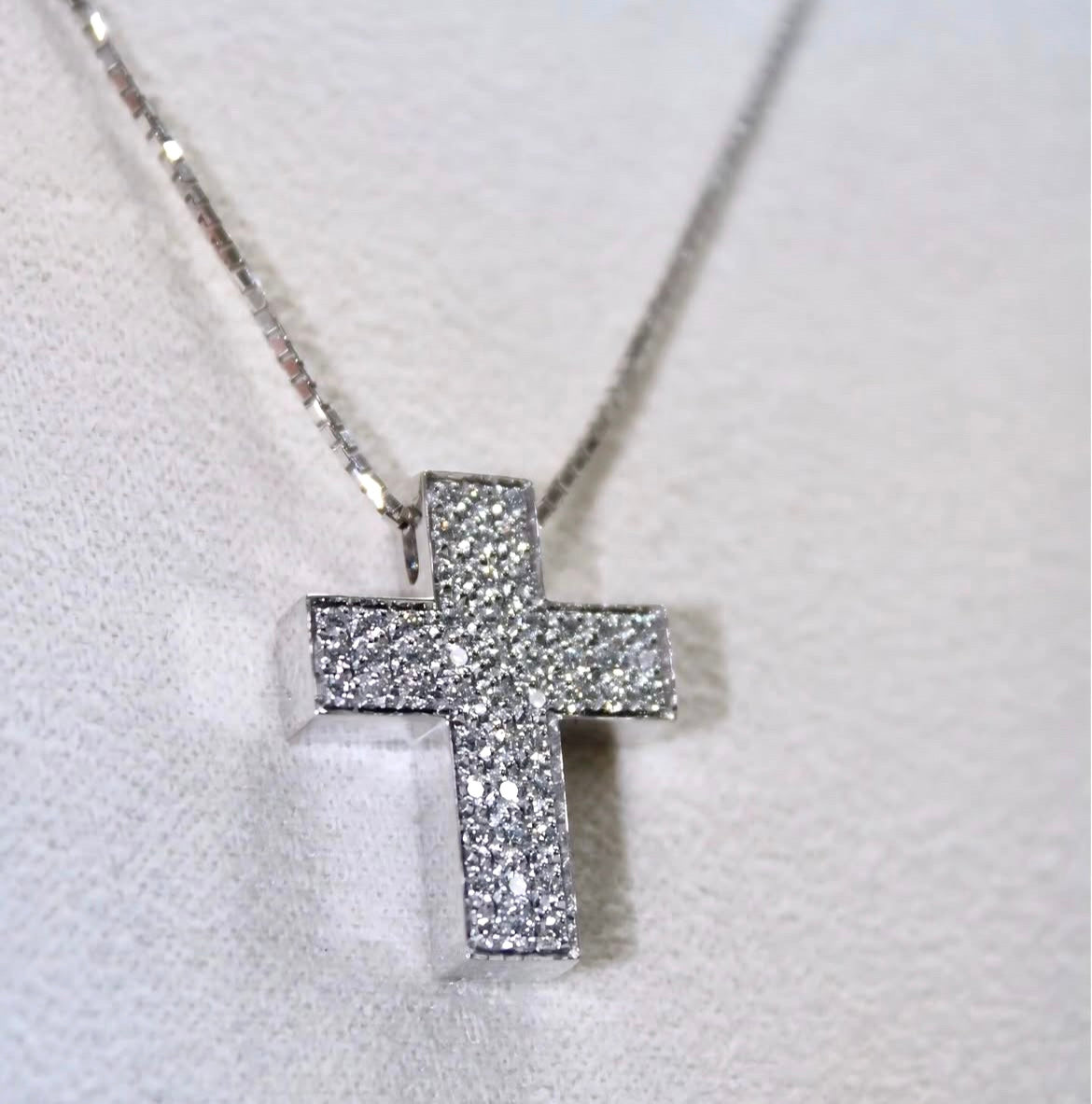 Mirco Visconti Collana Croce Diamantata