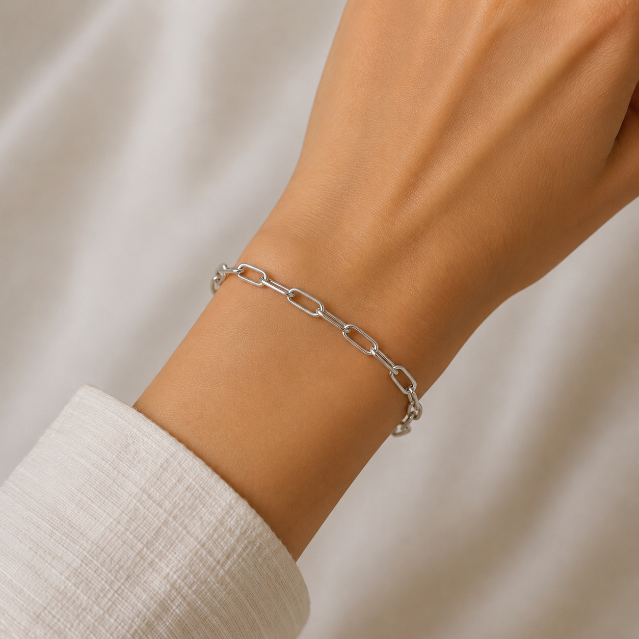 Bracciale in Oro Bianco 18K