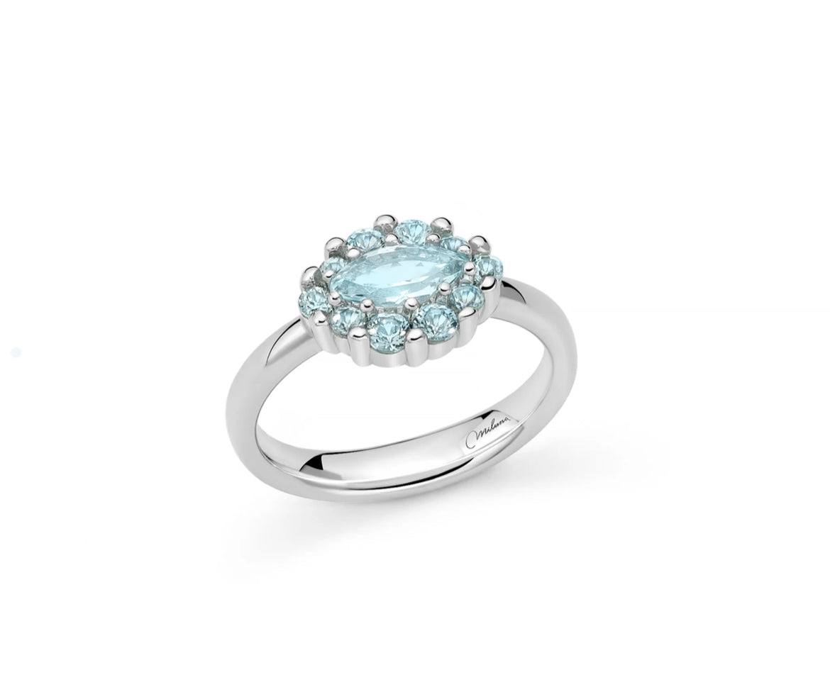 Miluna Anello Gemma Del Cielo LID3859M12