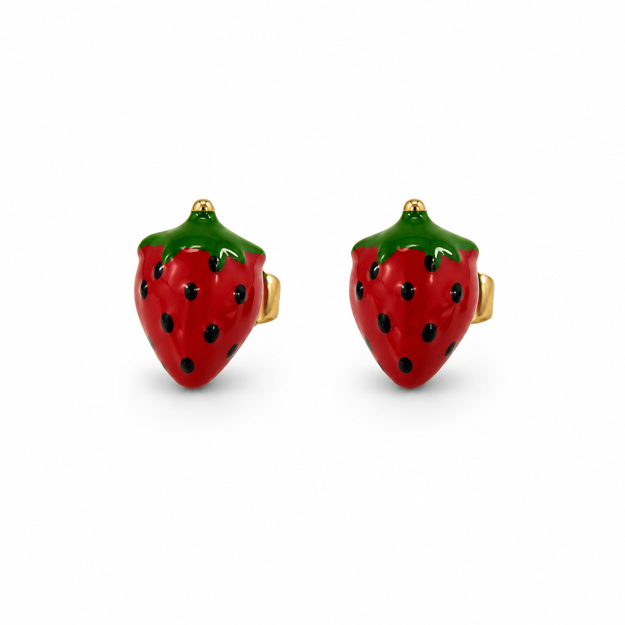 Orecchini Fragole In Oro Giallo 18K GROR14