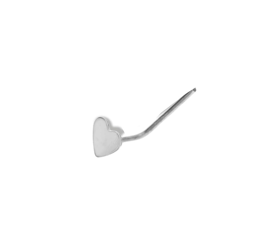 Piercing Naso Cuore in Argento 925