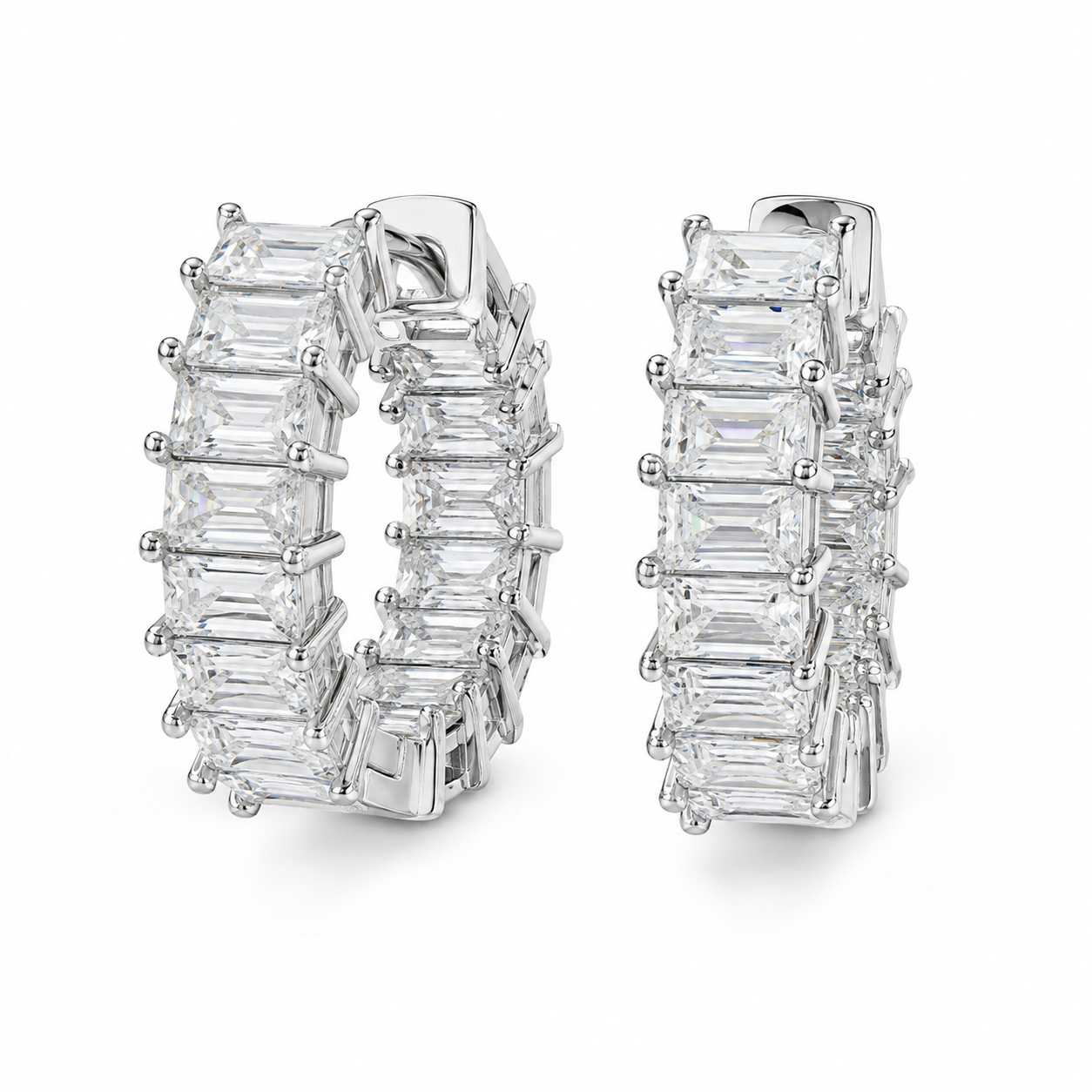 Orecchini Cerchi in Argento 925 GROA05