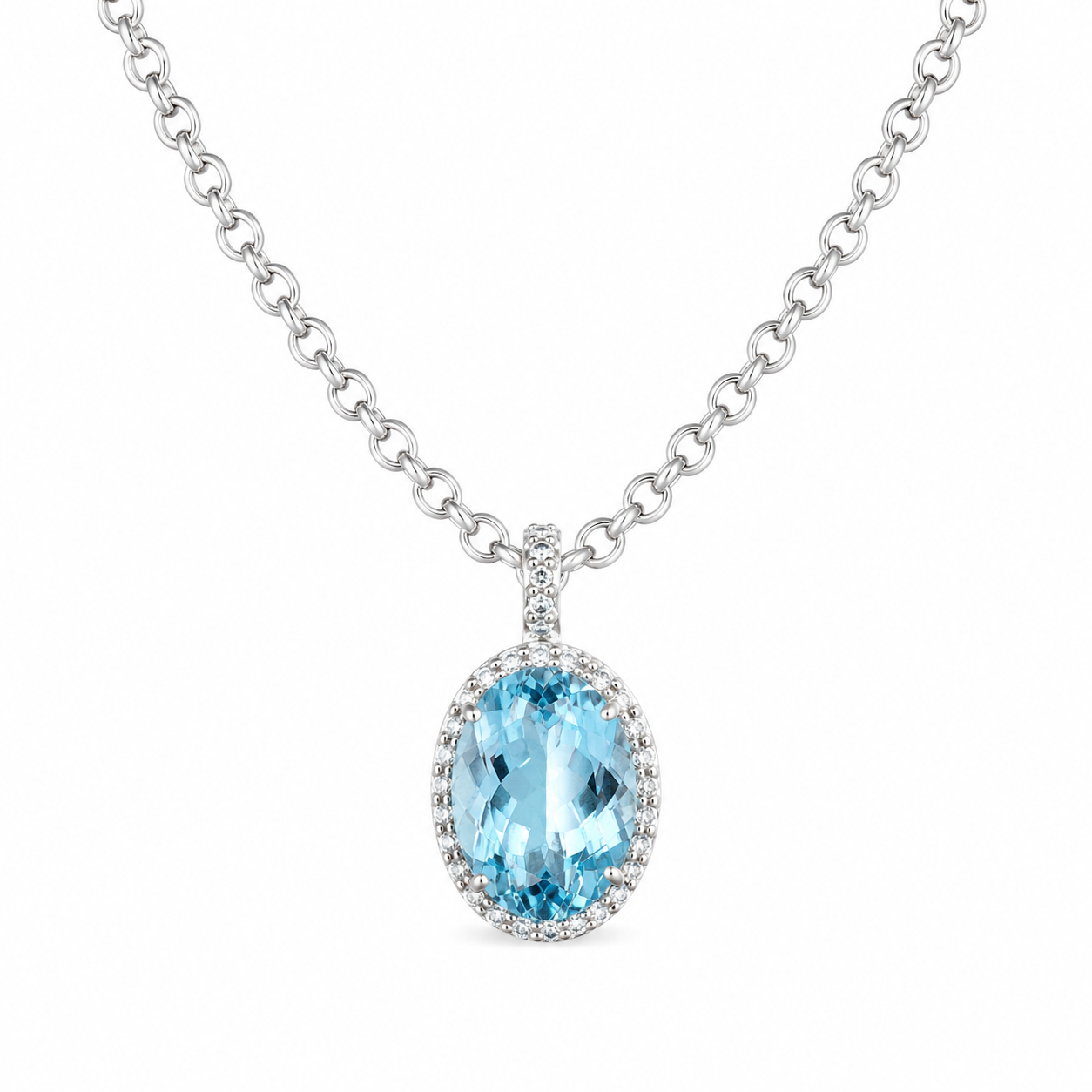 Miluna Collana Gemma Del Cielo CLD4356
