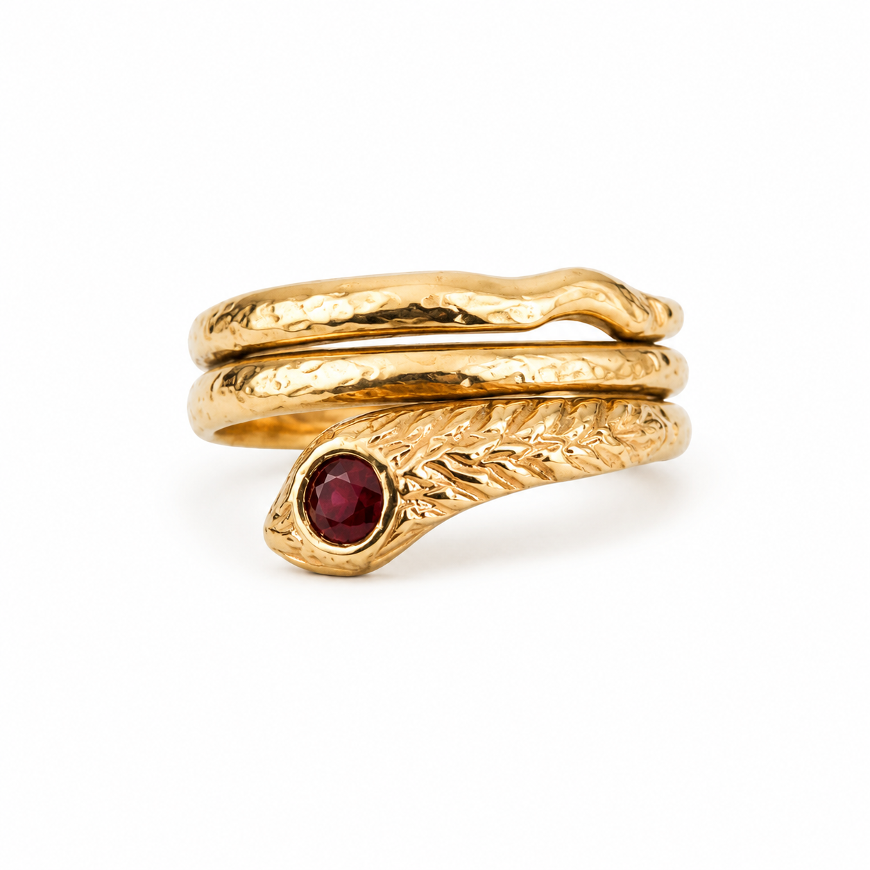 Anello Serpentina In Oro 18k GRAB06