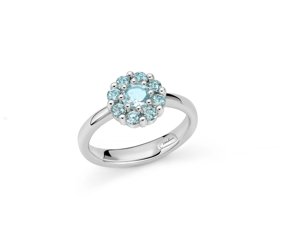 Miluna Anello Gemma Del Cielo LID3850M12