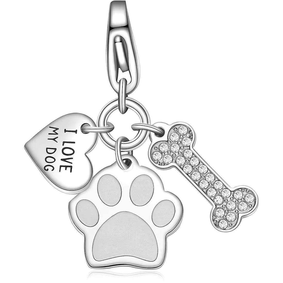 S’Agapõ Charm Happy I Love My Dog SHA277