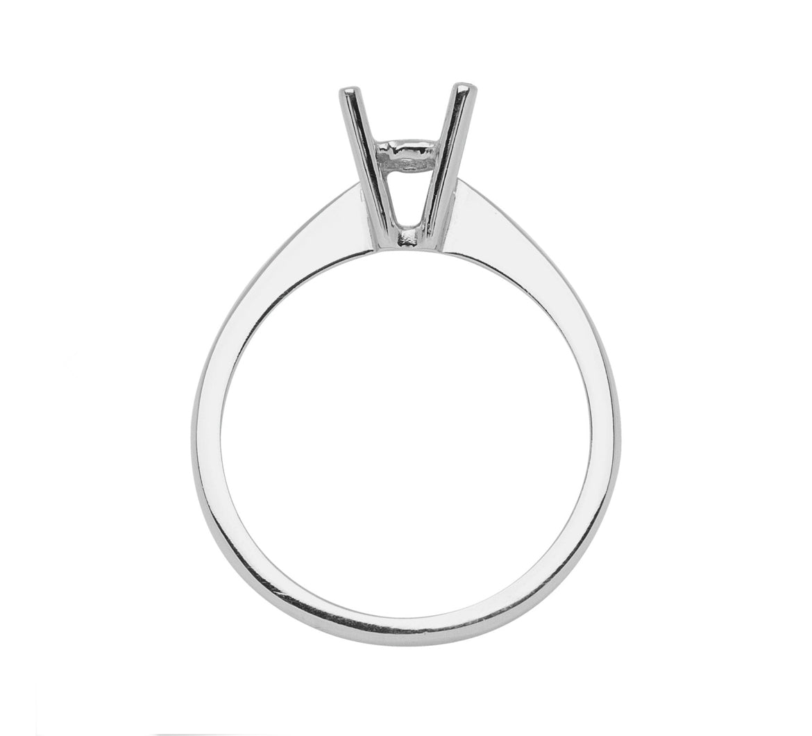 Anello Solitario 4 Griffe a Filo
