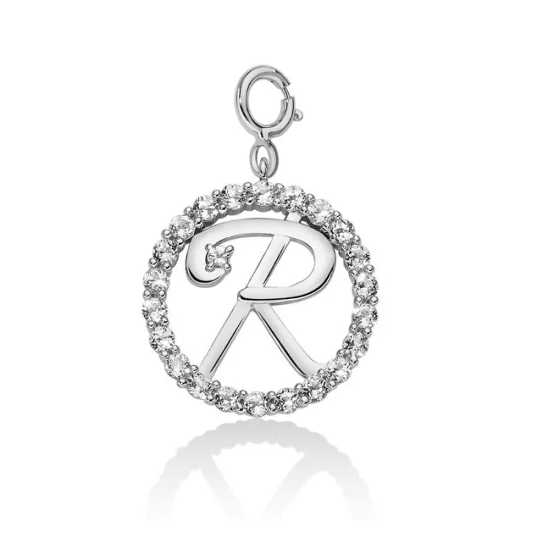 Miluna Charm in Argento Lettera R PFD857-R