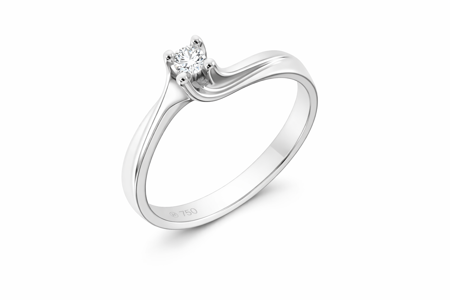 Mirco Visconti Anello Solitario LR66/30