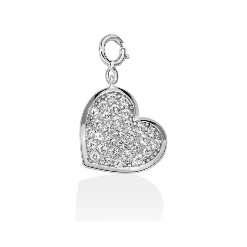 Miluna Charm in Argento  Cuore PFD861