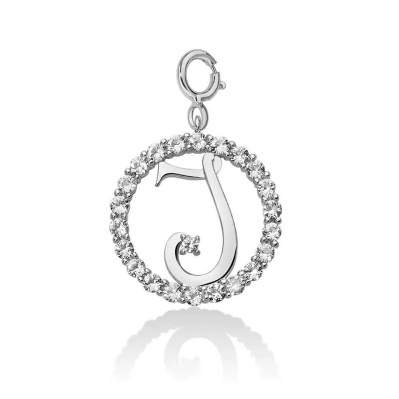 Miluna Charm in Argento Lettera I PFD857-I