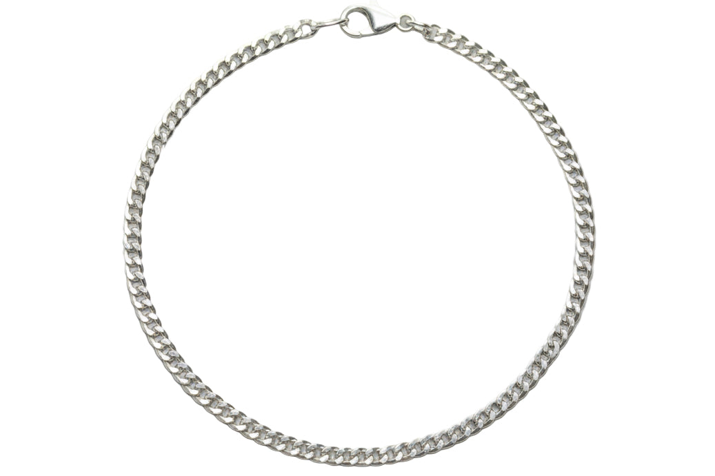 Collana Groumette in Oro Bianco 18K