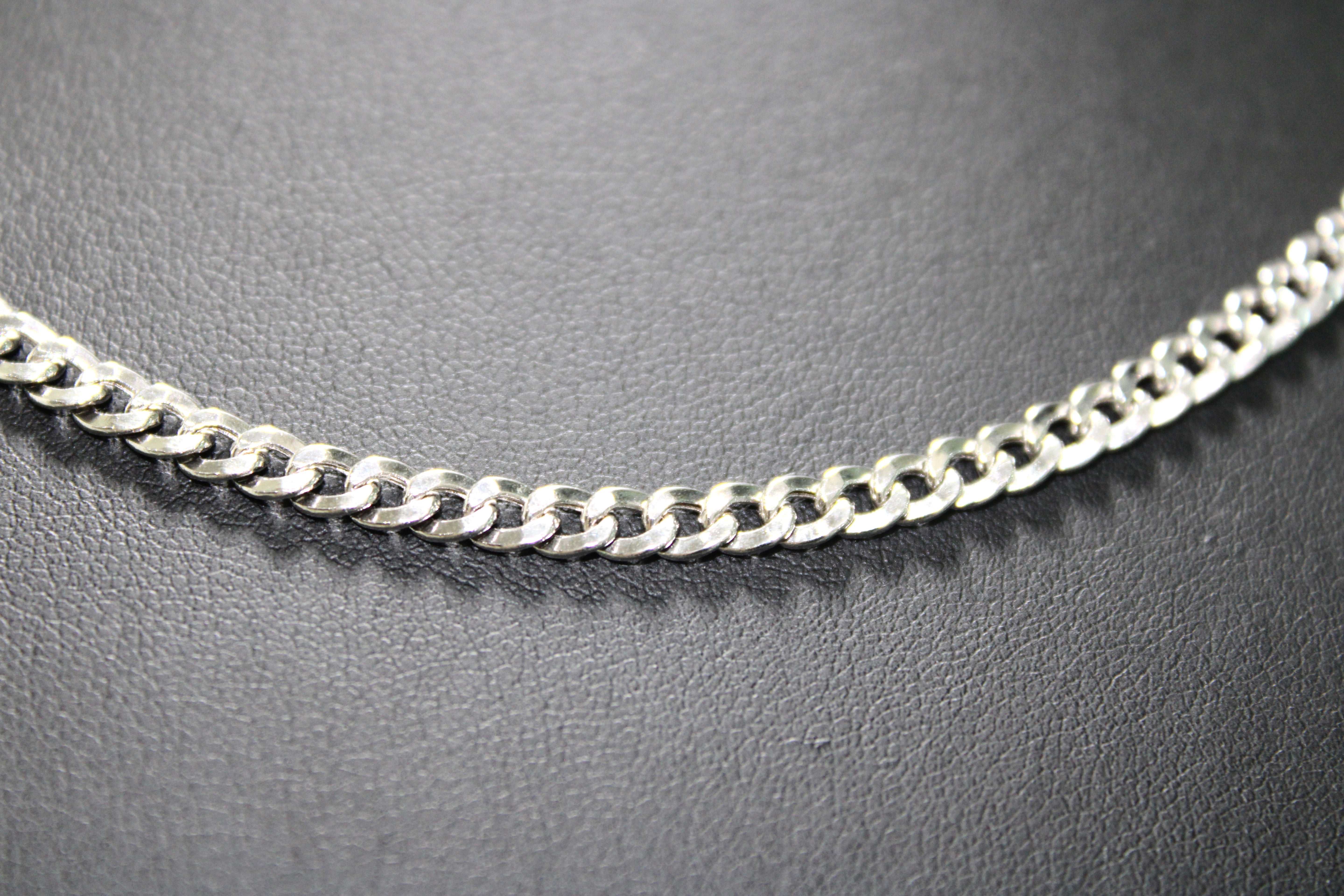 Collana Groumette in Oro Bianco 18K