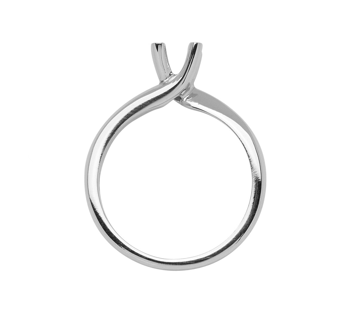 Anello Solitario Contrariè Griffe Tonde