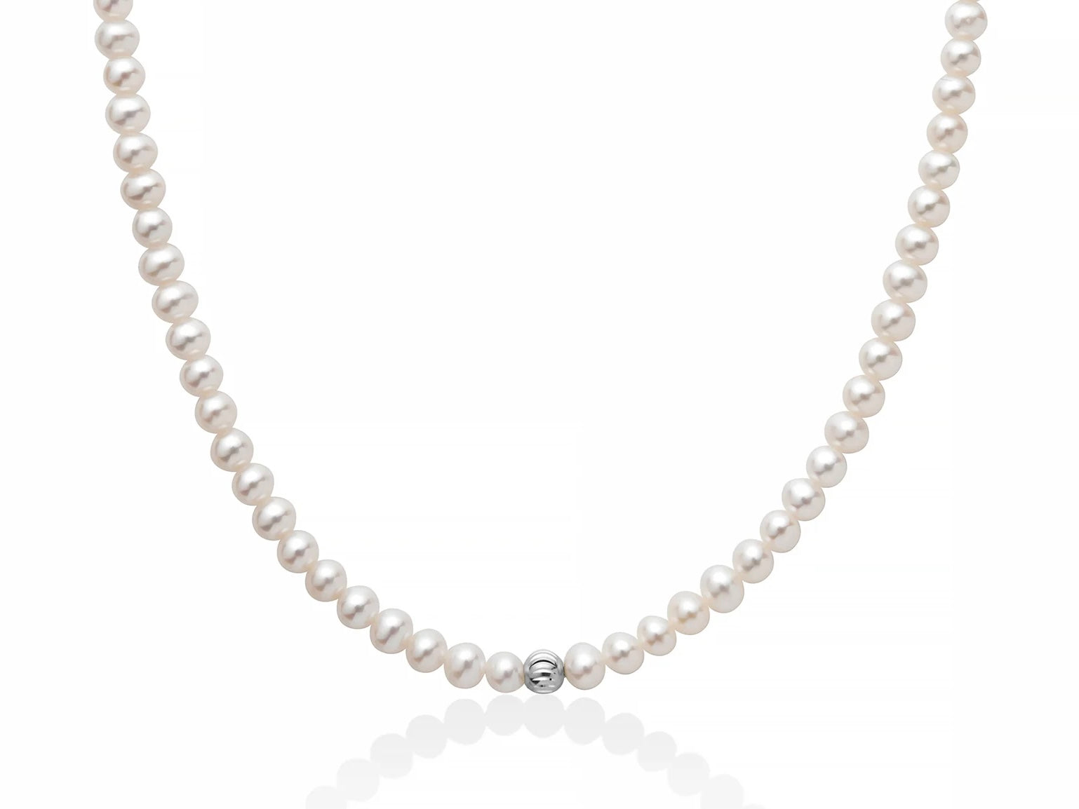 Miluna Collana Perle e Boule PCL6315