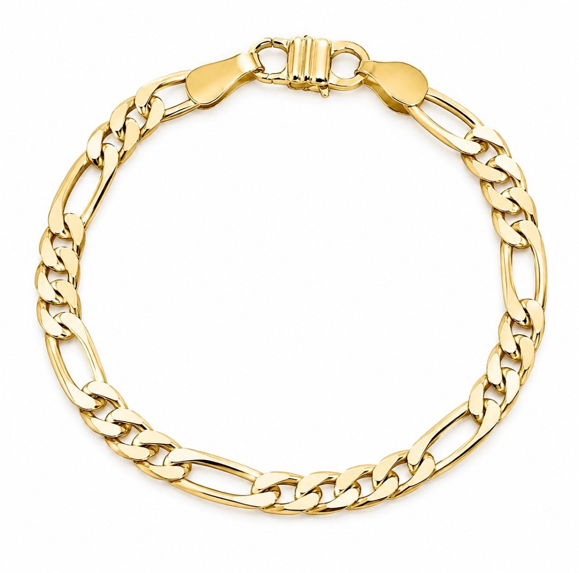 Bracciale Figaro in Oro 18k