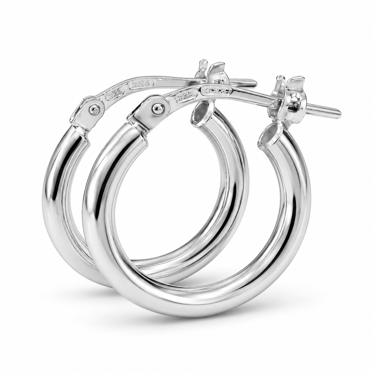 Orecchini Cerchi In Argento 925 GROA27