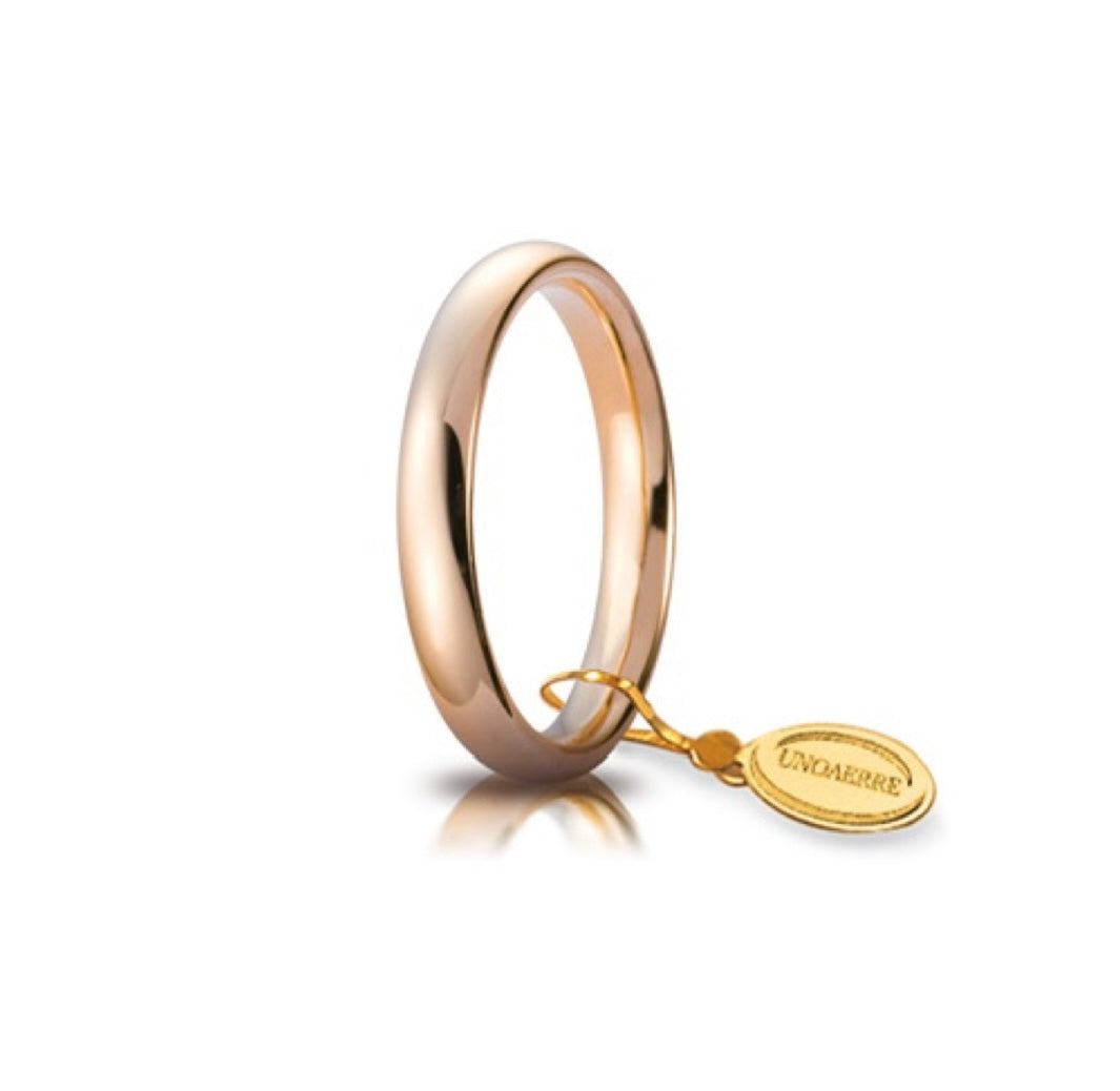 Fede Comoda mm. 3,0 In Oro Rosa 750