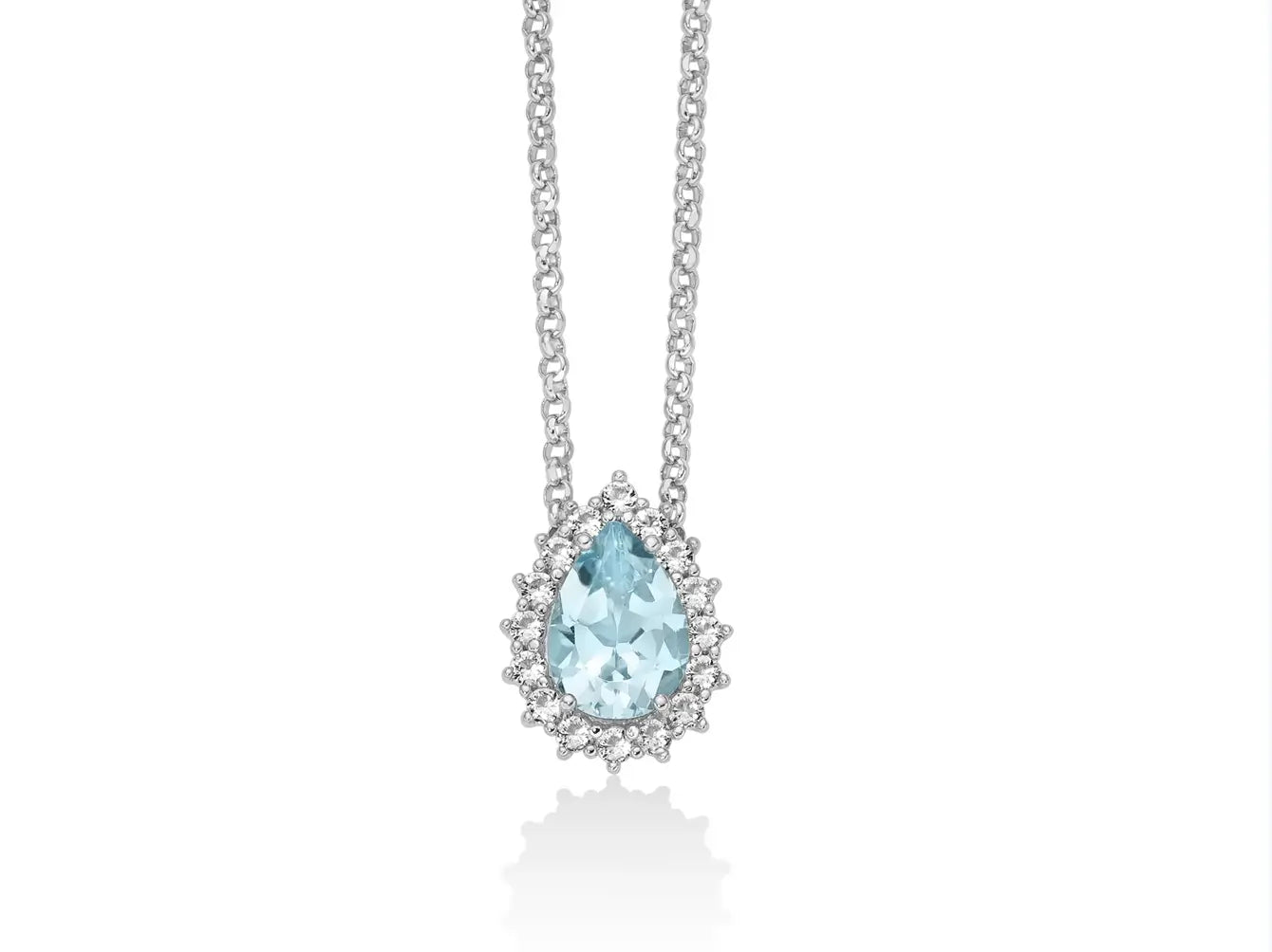 Miluna Collana in Argento e Topazio CLD4836