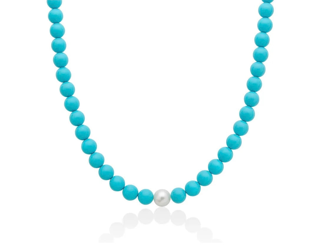 Miluna Collana Pasta di Corallo e Perla PCL4432