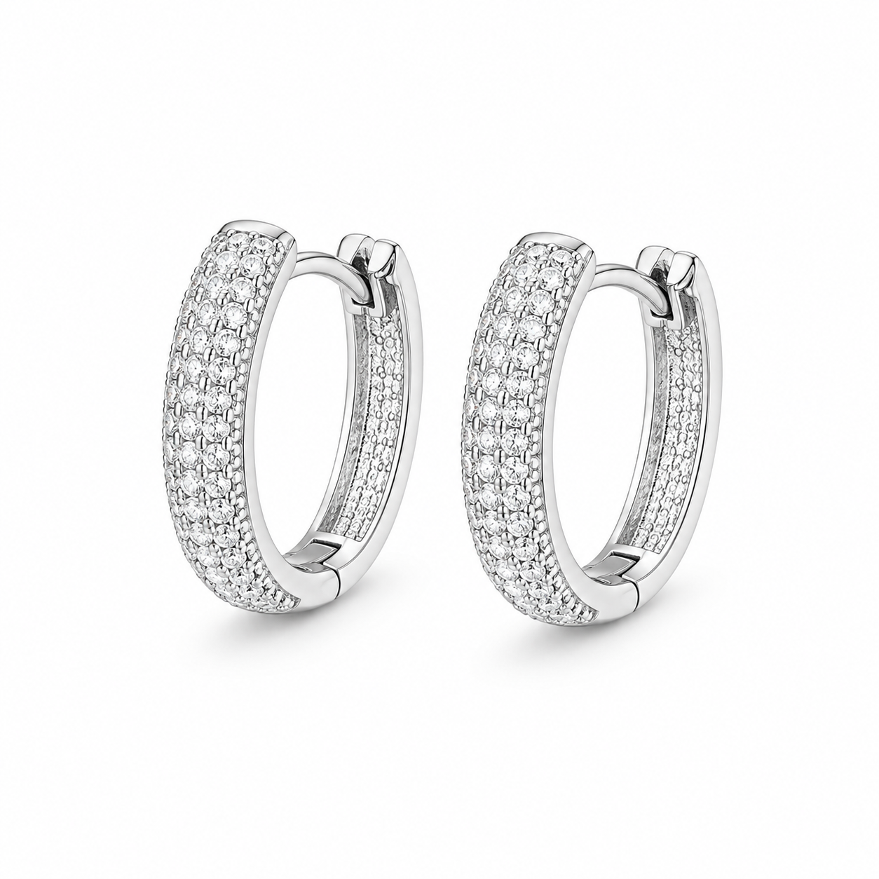 Orecchini Cerchi in Argento 925 GROA12
