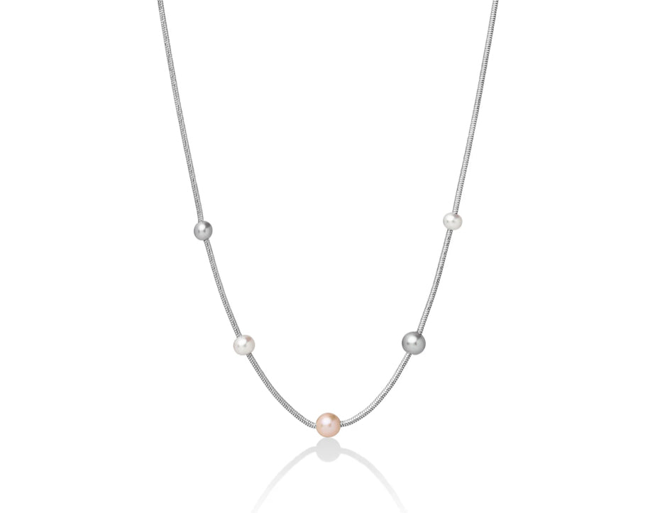 Miluna Collana Perle Multicolore PCL5624