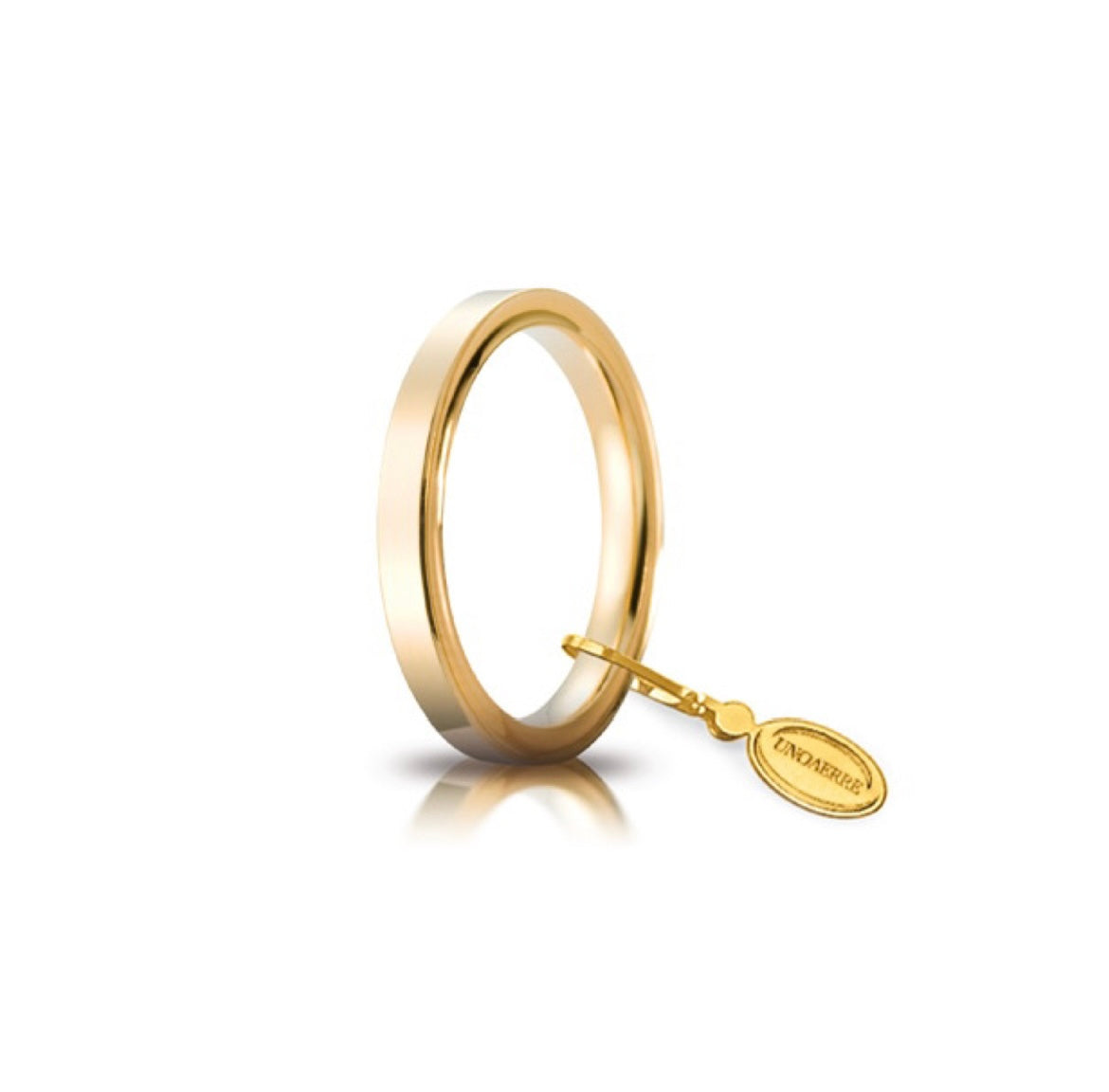 Fede Cerchi di Luce mm. 2,5 in Oro Giallo 750