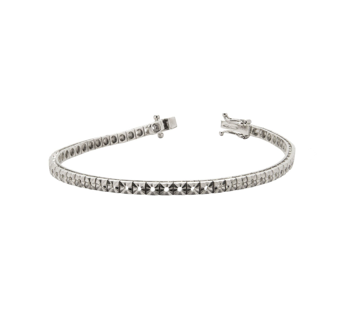 Bracciale Tennis Castone a Stella