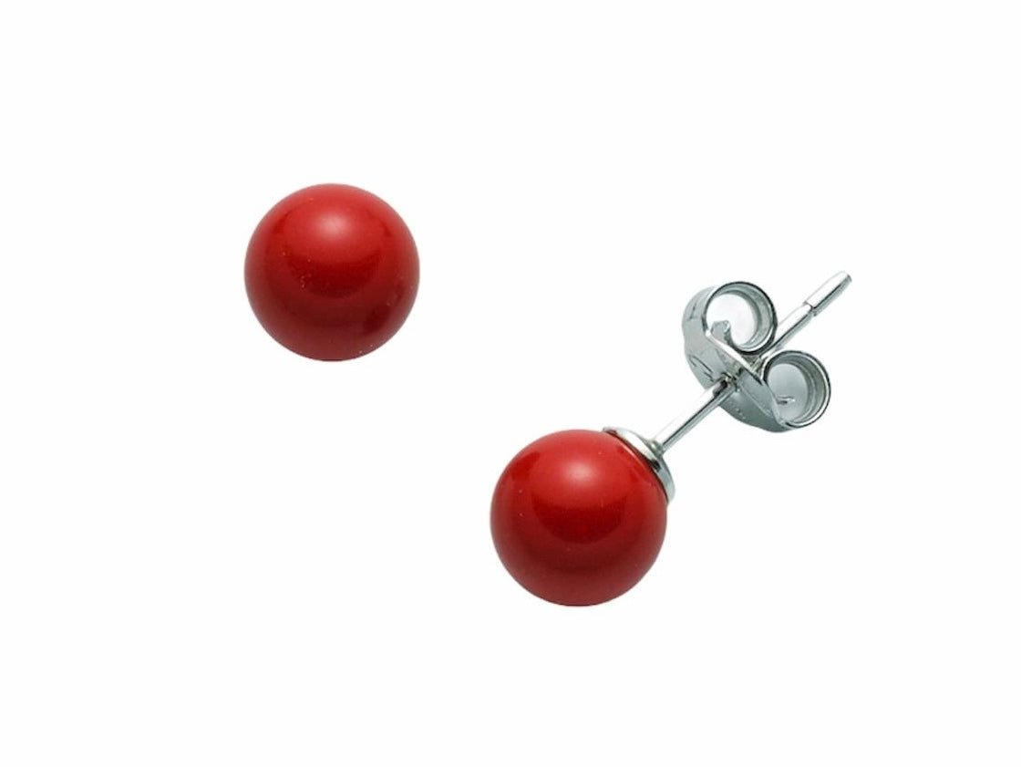 Miluna Orecchini Pasta di Corallo PER2324
