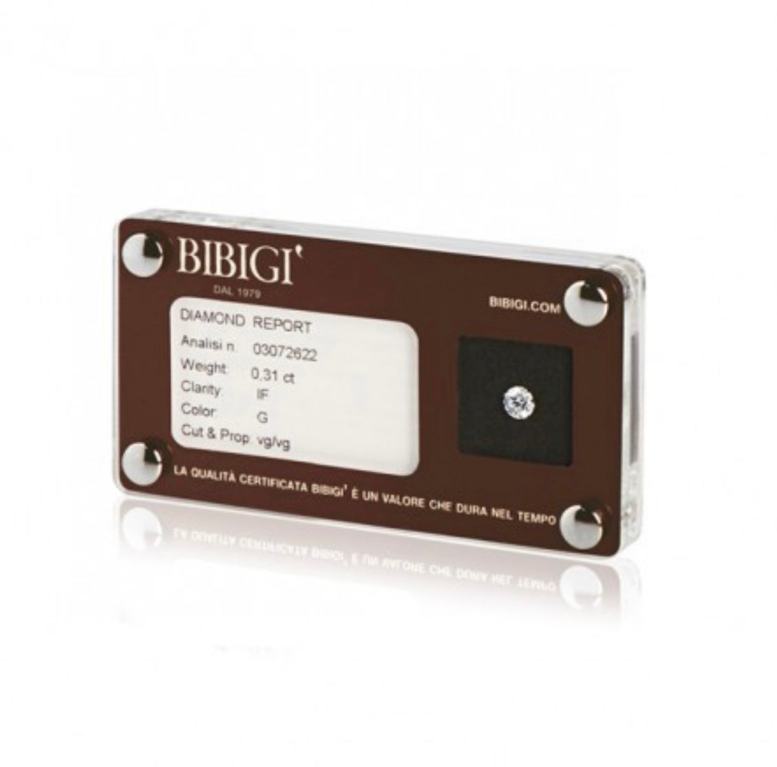 Bibigì Diamante Certificato ct 0,06 G VS